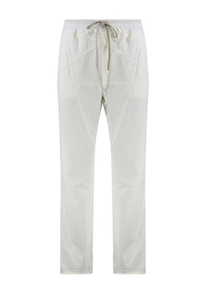 Rick Owens DRKSHDW cotton straight-leg trousers - White