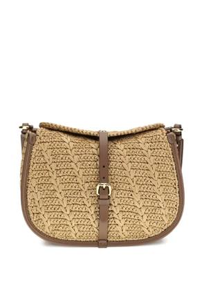 ETRO crochet buckle cross body bag - Neutrals