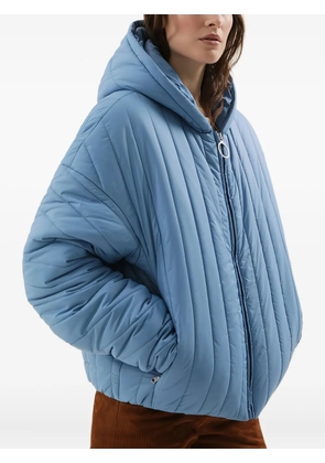 1989 STUDIO hooded quilted bomber jacket - Blue