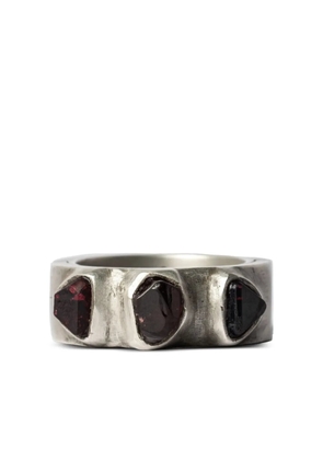 Parts of Four Sistema sterling-silver spinel ring