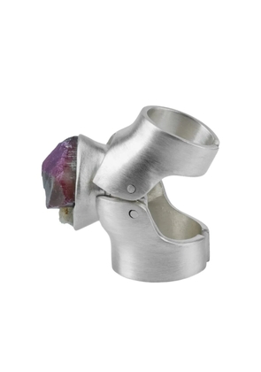 Parts of Four x Fangophilia sterling silver elbaite ring