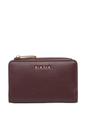 BIASIA logo-lettering wallet - Purple
