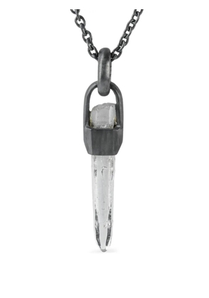 Parts of Four sterling silver Talisman Quartz necklace