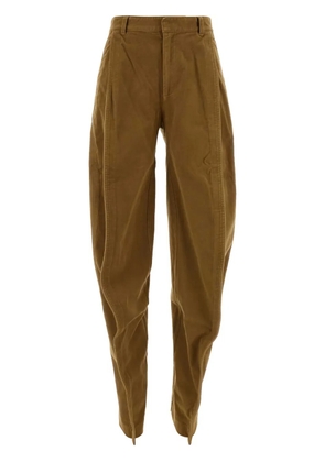 Y/Project velvet trousers - Brown