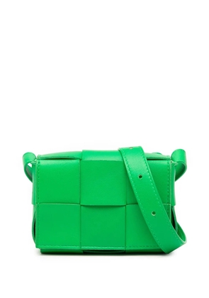 Bottega Veneta Pre-Owned 2012-2025 Candy Nappa Intrecciato Cassette crossbody bag - Green