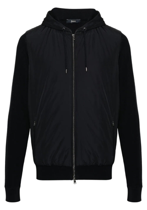 Herno contrast-panel piqué jacket - Blue