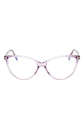 TOM FORD Eyewear cat-eye full-rim glasses - Purple