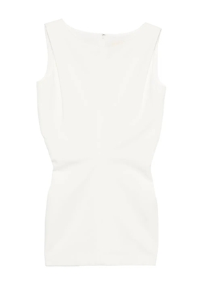 KHAITE sleeveless mini dress - Neutrals