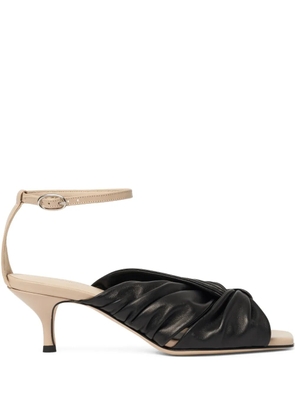 Scarosso 50mm Knot sandals - Black