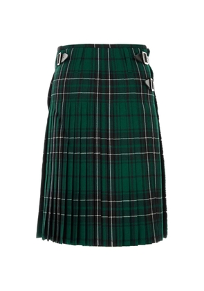 JW Anderson plaid-pattern skirt - Green