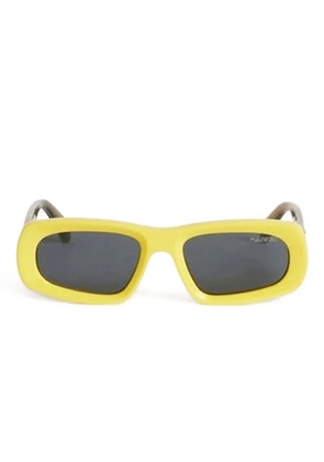 Off-White Eyewear Austin oval sunglasses - Yellow
