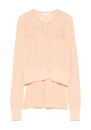 Chloé cotton cardigan and top set - Orange