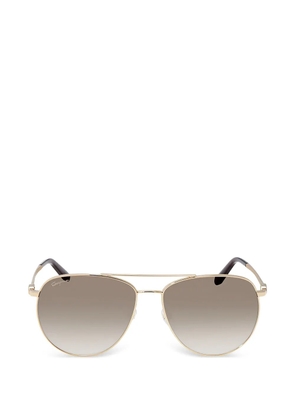 Ferragamo Eyewear pilot-frame sunglasses - Gold