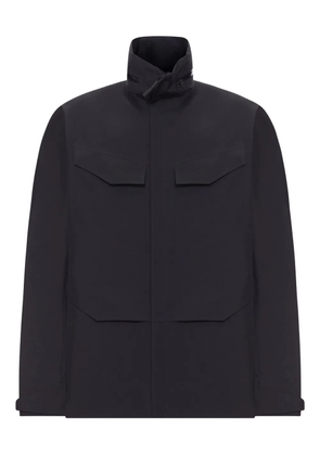 Veilance high-neck flap-pocket jacket - Black