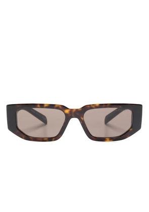 Prada Eyewear rectangle-frame sunglasses - Brown