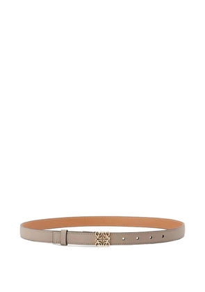 LOEWE anagram leather belt - Brown