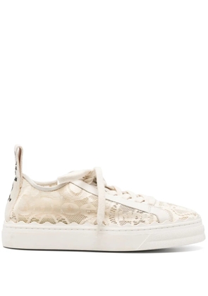 Chloé Lauren lace-detail sneakers - Neutrals