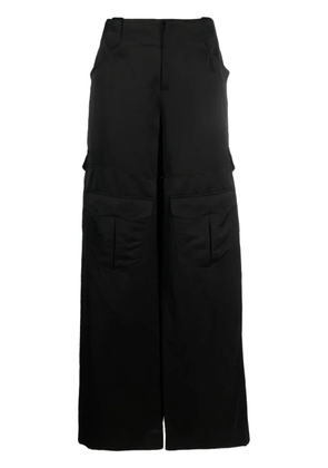 TOM FORD satin cargo trousers - Black