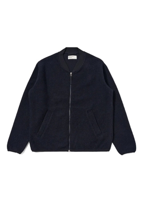 Universal Works zip-front bomber jacket - Blue