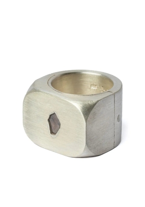 Parts of Four Sistema sterling-silver diamond ring