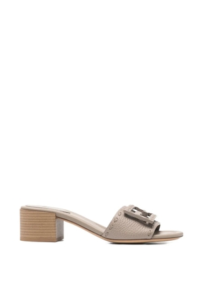 FENDI Baguette heeled sandals - Brown