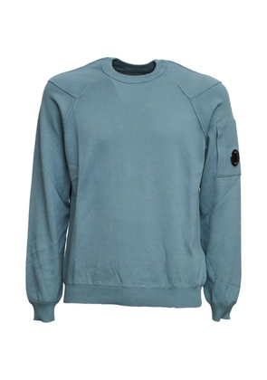 C.P. Company crewneck lens pocket sweater - Blue