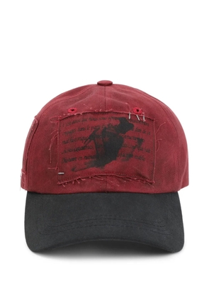 Enfants Riches Déprimés Napoleão patched print cap - Red