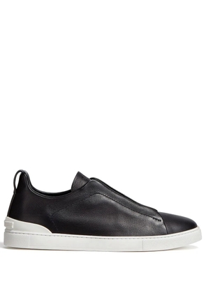 Zegna Triple Stitch Secondskin sneakers - Black