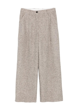 MARK KENLY DOMINO TAN pleated tweed pants - Neutrals