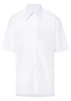 Maison Margiela poplin short-sleeved shirt - White
