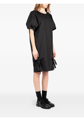 Société Anonyme Osaka puffed.-sleeve midi dress - Black
