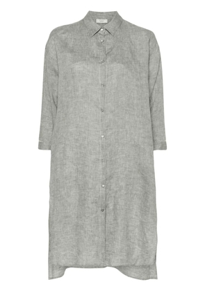 Peserico bead-detail linen shirt - Green