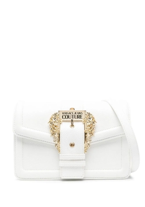 Versace Jeans Couture logo-plaque crossbody bag - White