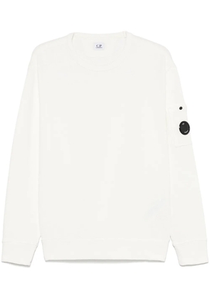 C.P. Company Lens-detail sweatshirt - White