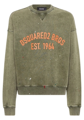 DSQUARED2 logo-print sweatshirt - Green
