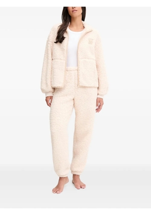 DKNY zip-up logo loungewear set (set of two) - Neutrals