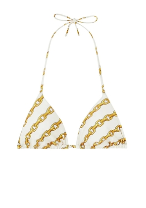 Versace Treasure bikini top - White