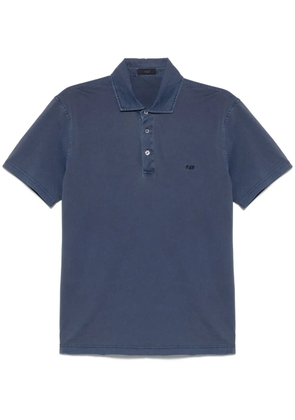 Fay jersey polo shirt - Blue