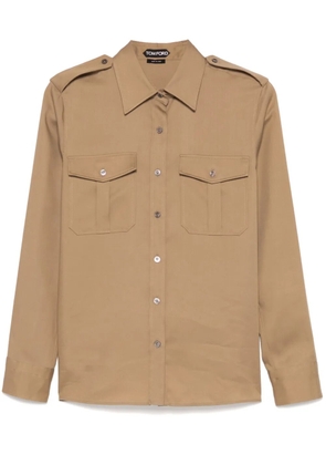 TOM FORD long-sleeve shirt - Neutrals