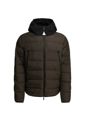 Moncler padded hooded jacket - Brown