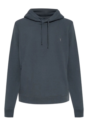 AllSaints embroidered-logo sweatshirt - Blue