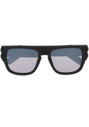 Philipp Plein Eyewear flat-brim square sunglasses - Black