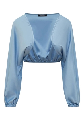ACTUALEE satin shirt - Blue