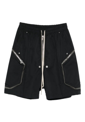 Rick Owens zipped cargo shorts - Black