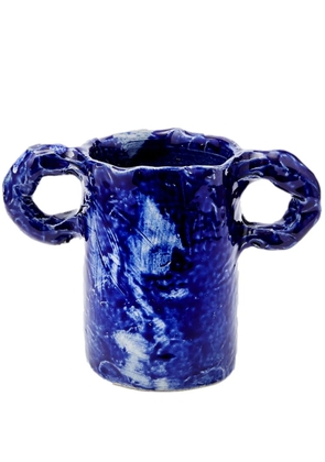 NIKO JUNE Studio ceramic vase - Blue