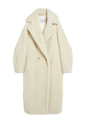 Max Mara Teddy Bear Icon double-breasted coat - White