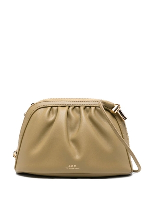 A.P.C. small Ninon pleated shoulder bag - Green