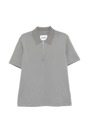 Jil Sander half-zip polo shirt - Grey