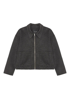 HERSKIND zip-front patch-pocket jacket - Grey