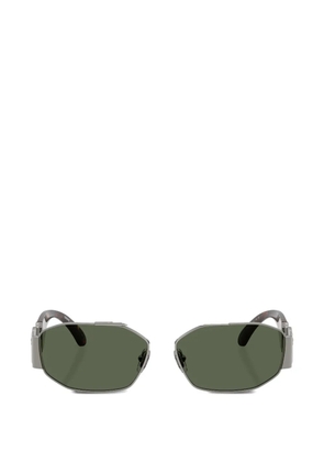 Versace Eyewear medusa geometric sunglasses - Grey